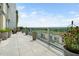 Relax on this spacious patio with elegant potted plants and breathtaking views of the city at 601 W Rosemary St # 905, Chapel Hill, NC 27516