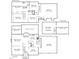 Detailed floor plan showcasing a spacious layout with multiple bedrooms, a bonus room, and a screened porch at 7209 Halstead Ln, Raleigh, NC 27613