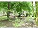 Landscaped backyard featuring patio seating area and a view of the house at 775 Sid Eaves Rd, Youngsville, NC 27596