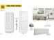Interior design options with front entry door, trim paint, and wall paint and 2 panel interior doors at 91 Gobbler Dr, Smithfield, NC 27577