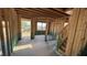 Framed living room with open access to the front door and stairs at 91 Gobbler Dr, Smithfield, NC 27577