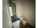 Small powder room featuring modern fixtures and a compact design for convenience at 10 Silver Ct, Smithfield, NC 27577