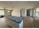 Spacious living area and kitchen with modern finishes and ample natural light at 10 Silver Ct, Smithfield, NC 27577