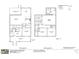 Detailed floor plan showcasing the layout of the home's first and second floors at 1005 Forrestal Pl, Durham, NC 27707