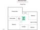 Second floor plan of the home at 101 Hay Sedge Ct, Durham, NC 27705