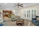 Open-concept living area seamlessly connects kitchen, dining, and Gathering spaces at 101 Hay Sedge Ct, Durham, NC 27705