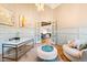 Bright and airy living room with french doors and detailed finishings at 103 Patriot Way, Apex, NC 27523