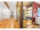 Wine cellar adjacent to the dining room provides a sophisticated way to display and store an extensive wine collection at 103 Patriot Way, Apex, NC 27523