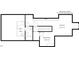 Third-floor floor plan showcasing a bedroom, sitting room, attic/mech area, and a bathroom at 107 Oxford Creek Rd, Cary, NC 27519