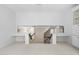 Loft with built-in desks and an open view of the lower level at 107 Oxford Creek Rd, Cary, NC 27519