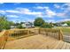 Spacious wooden deck overlooking a large backyard perfect for entertaining and relaxation at 112 Edmondson Dr, Willow Springs, NC 27592