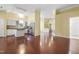 The open layout offers seamless transitions between the kitchen and living spaces at 115 White Lake Ct, Cary, NC 27519