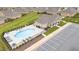 A beautiful community pool and clubhouse offer a relaxing and recreational space for residents at 122 Tall Timber Dr, Gibsonville, NC 27249