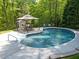 Inground pool with patio, furniture and gazebo; a backyard paradise at 12200 Glenlivet Way, Raleigh, NC 27613