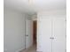 Bedroom with closet and view to bath at 123 Hunston Dr, Holly Springs, NC 27540