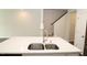 Spacious kitchen island with stainless sink and faucet at 123 Hunston Dr, Holly Springs, NC 27540