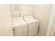 Laundry room with washing machine and dryer at 123 Hunston Dr, Holly Springs, NC 27540