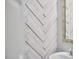Trendy powder room featuring a modern vessel sink and stylish wood accent wall at 1238 Exchange Pl, Durham, NC 27713