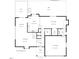 Detailed first-floor floor plan showcasing the layout and dimensions of the home at 1321 Bloomingdale Dr, Cary, NC 27511