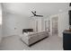 Spacious living room featuring a comfortable sectional sofa, perfect for relaxation at 1400 Hedgelawn, Raleigh, NC 27615