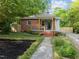 Quaint home with well-maintained lawn and stone pathway leading to the front door at 1402 W Lakewood Ave, Durham, NC 27707