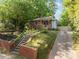 This home features a charming exterior and a well-manicured lawn at 1402 W Lakewood Ave, Durham, NC 27707