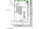 Detailed site plan showing the house layout, driveway, fencing, and surrounding streets at 1402 W Lakewood Ave, Durham, NC 27707