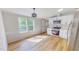 Open kitchen with stainless steel appliances and lots of natural light at 1622 Julian Oakley Rd, Rougemont, NC 27572