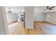 Bright open living space with updated floors and recessed lighting at 1622 Julian Oakley Rd, Rougemont, NC 27572
