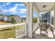 Cozy front porch featuring comfortable seating and neighborhood views at 1811 Sandoval Dr, Durham, NC 27703