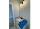 Bathroom featuring a sink vanity with granite countertop and modern lighting fixtures at 27 Batten Hill Ln, Selma, NC 27576