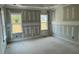Spacious bedroom featuring two windows and modern detailing at 27 Batten Hill Ln, Selma, NC 27576