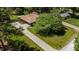 Sprawling property featuring a well-maintained brick home, long driveway, and mature trees for privacy at 2715 Freemont Rd, Durham, NC 27705