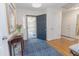Foyer with tiled flooring, entry door, and decorative table displaying flowers at 2715 Freemont Rd, Durham, NC 27705