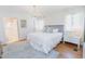 Bright main bedroom with ensuite bath, a cozy rug, and ample natural light at 2715 Freemont Rd, Durham, NC 27705