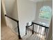 Grand entryway with a staircase, large window, and chandelier at 3316 Belspring Ln, Raleigh, NC 27612