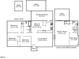 Detailed floor plan showcases the layout of the home including the upper and lower levels at 3408 Brentwood Rd, Raleigh, NC 27604