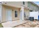 A nice back patio and backyard offers great outdoor opportunities at 4000 Volkswalk Pl, Raleigh, NC 27610