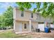 Back exterior view of home at 4000 Volkswalk Pl, Raleigh, NC 27610