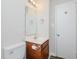 This bathroom has modern features, including a sleek sink and toilet at 4602 Millstone Dr # C, Raleigh, NC 27604