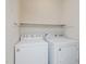 The laundry area contains a side-by-side washer and dryer at 4602 Millstone Dr # C, Raleigh, NC 27604
