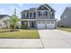 Charming two-story home featuring a well-manicured lawn and attached two-car garage at 509 National Dr, Clayton, NC 27520