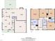 Detailed floorplan showcasing the layout of the two-story home at 5609 Severn Grove Dr, Durham, NC 27703