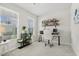 Bright and functional office with a large window and stylish shelving at 575 Dawley Dr, Fuquay Varina, NC 27526