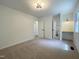Spacious bedroom with carpet and natural light at 5817 Wintergreen Dr, Raleigh, NC 27609