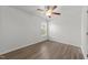Bedroom with ceiling fan and window for natural light at 620 Hanska Way, Raleigh, NC 27610