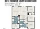 Floorplan of the second floor showing layout of the primary bedroom, bedrooms, and loft at 8013 Toddwick Ct, Raleigh, NC 27616