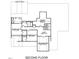 Second floor plan showing bedrooms, loft, craft room, and game room at 1108 Delilia Ln, Wake Forest, NC 27587