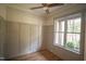 Office space with wainscoting, hardwood floors, and large windows at 1108 Delilia Ln, Wake Forest, NC 27587