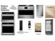 Kitchen and scullery appliances include a range, refrigerator, wine cooler, disposal and drawers at 1500 Ridge Rd, Raleigh, NC 27607